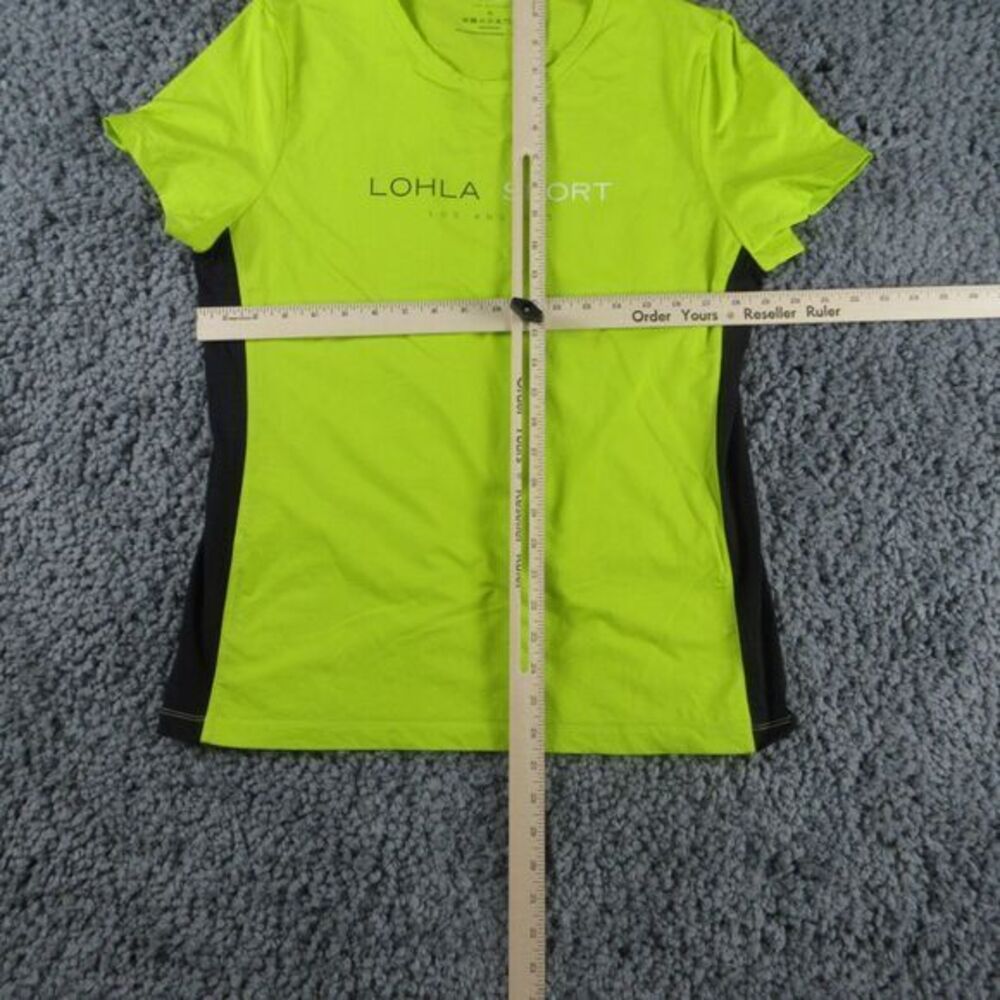 Lohla Sport Shirt Womens Extra Large Green Pullover Short Sleeve Top - Picture 3 of 9